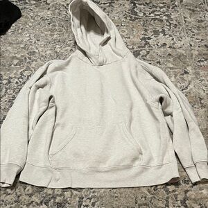 Woman’s  Light Cream Pull-On Hoodie